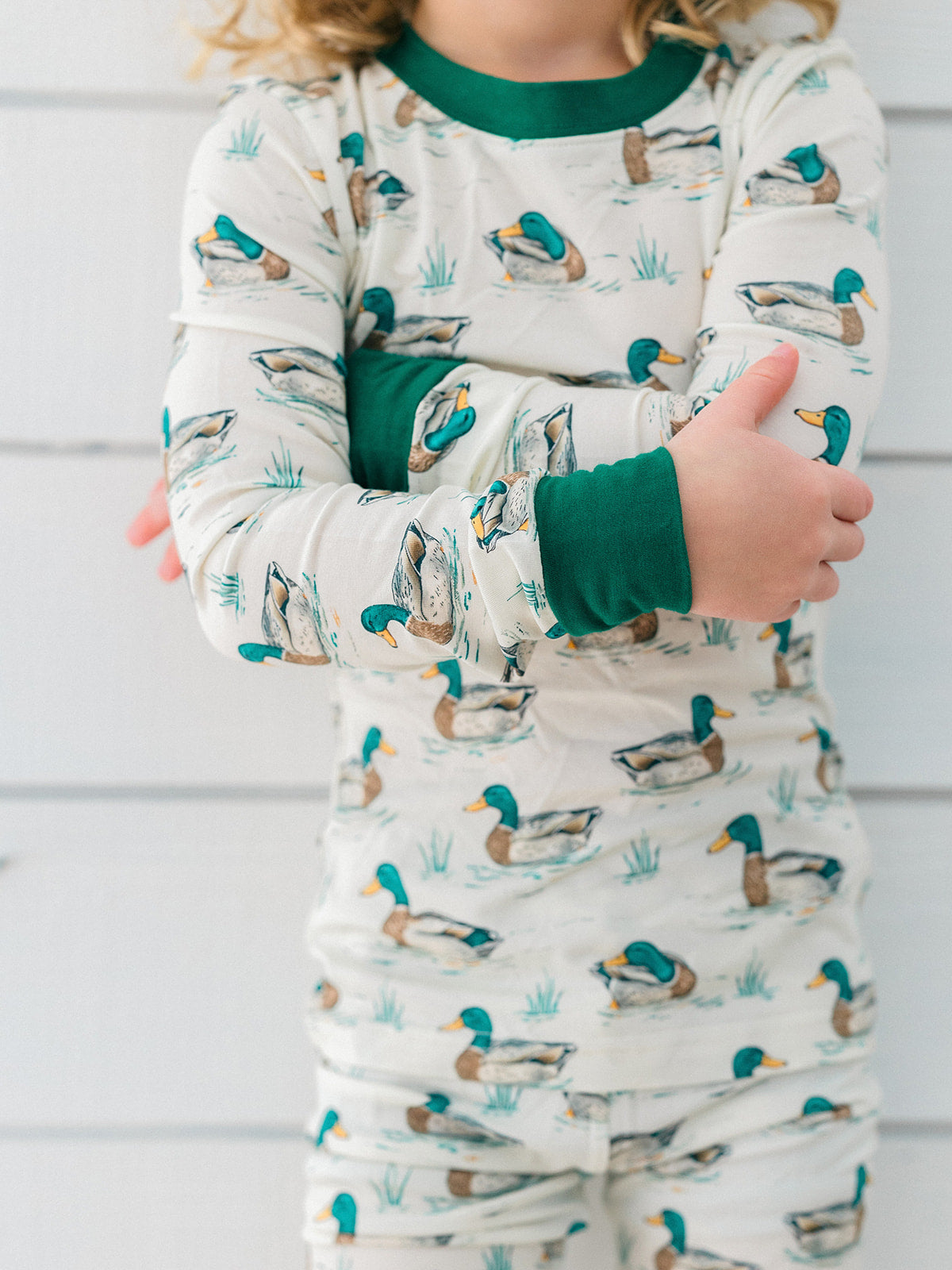 Duck Pond Zipper Romper & PJ Set