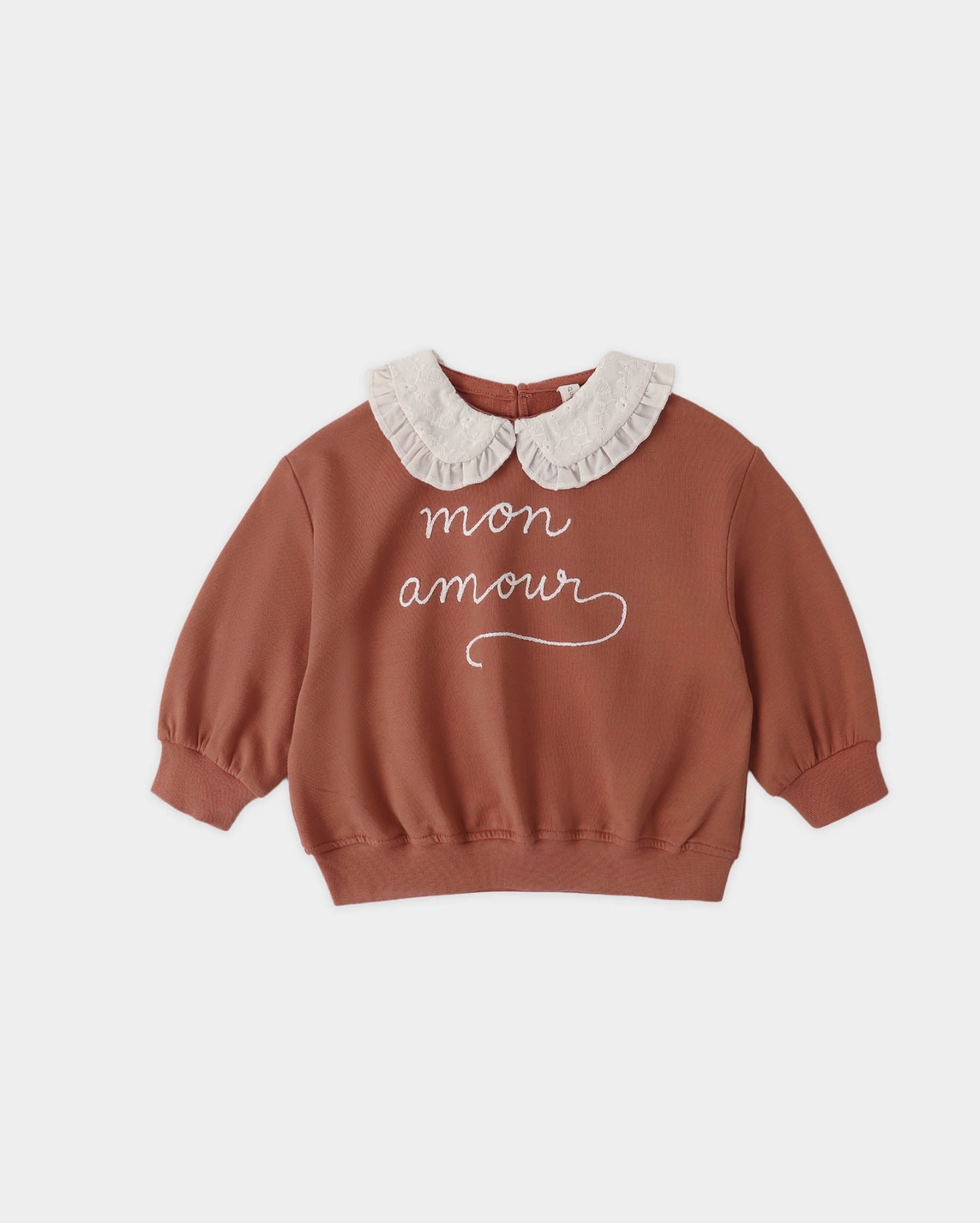 Collared Sweatshirt || Mon Amour