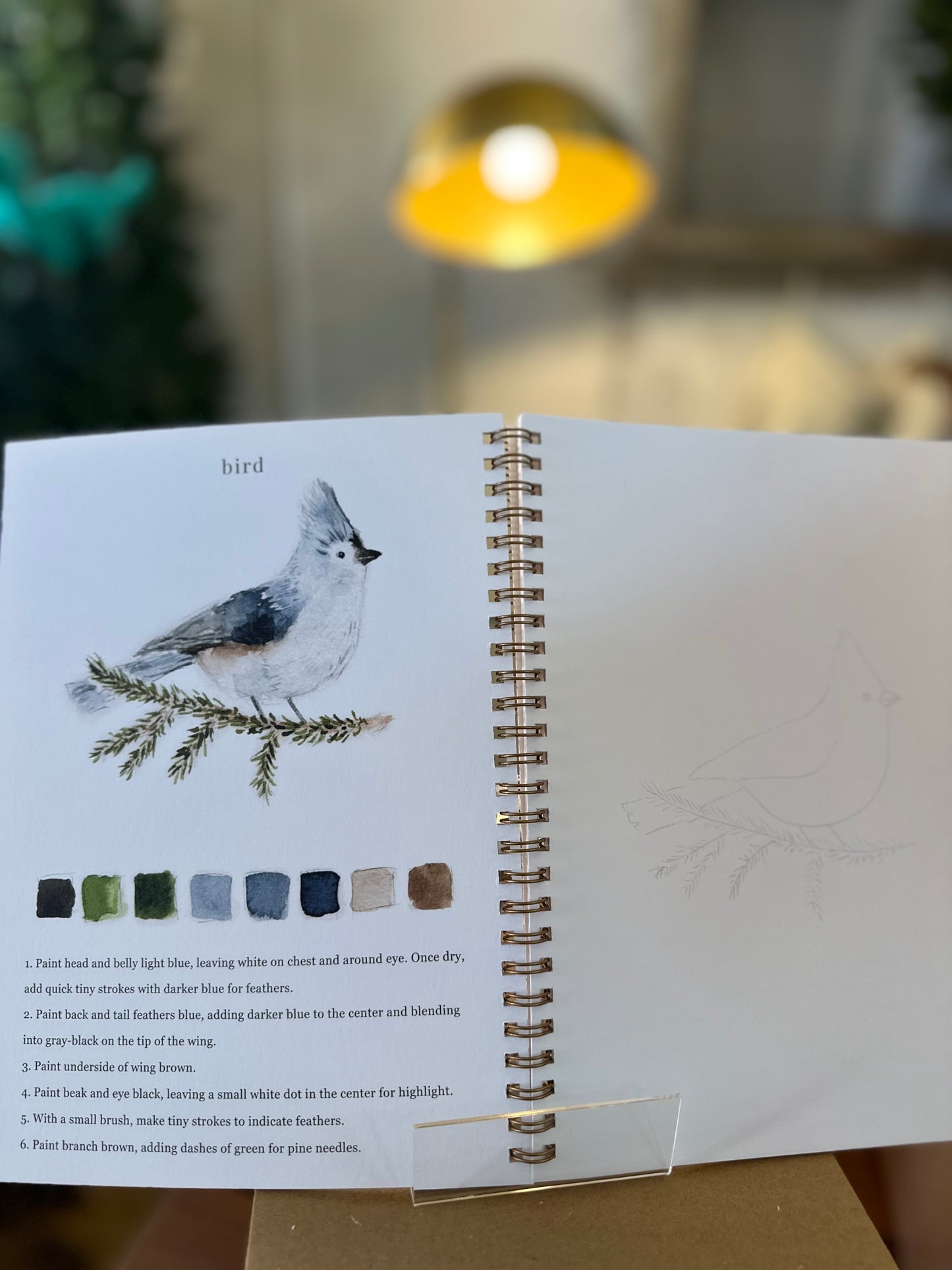 Winter Watercolor Book