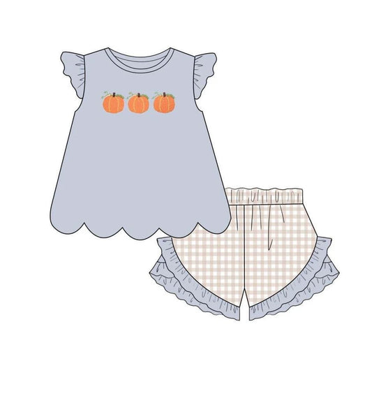 Pumpkin Trio Girls Set