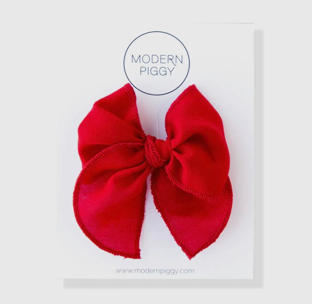 Red Nylon Bow