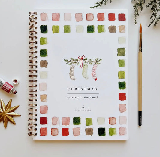 Christmas Watercolor Book