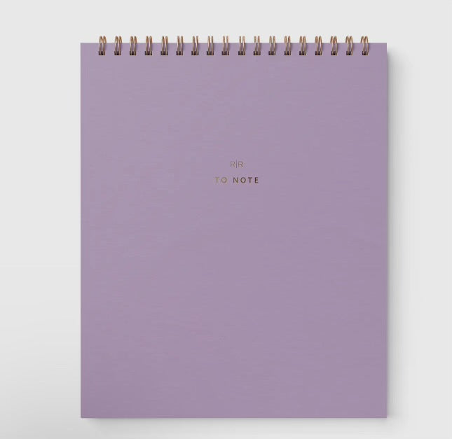 Lavender Lined Notebook