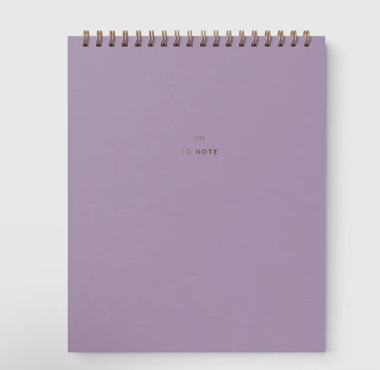 Lavender Lined Notebook