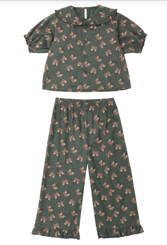 Girls Evergreen PJ Set